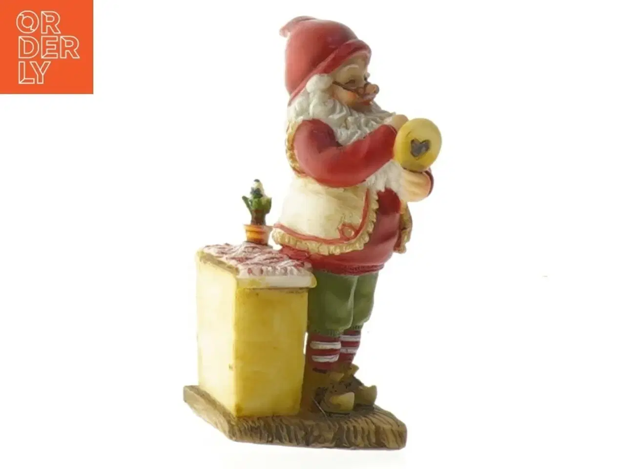 Billede 2 - Nissefigur i keramik (str. 11x5x5 cm)