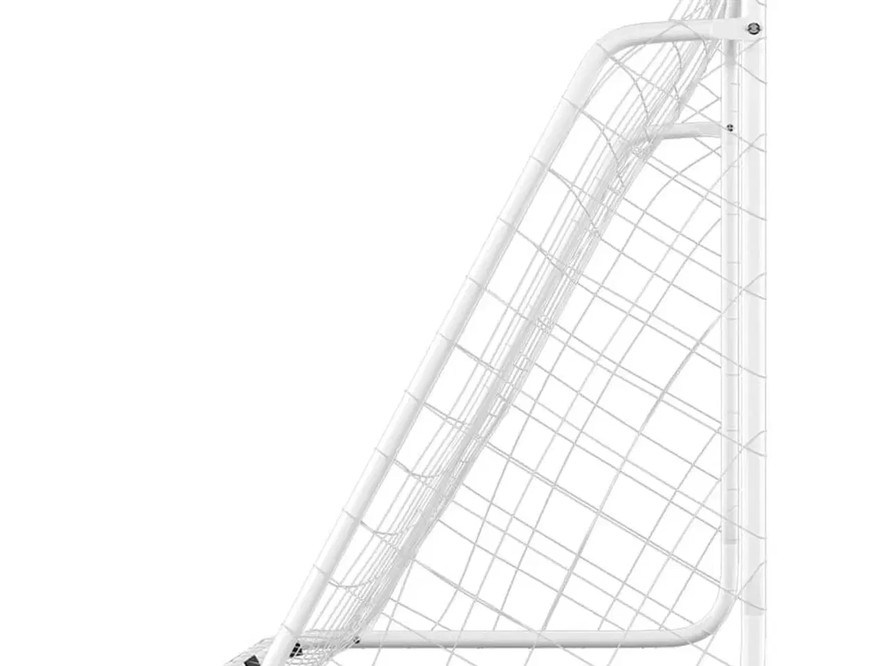 Billede 4 - Fodboldmål med net 180x90x120 cm stål hvid