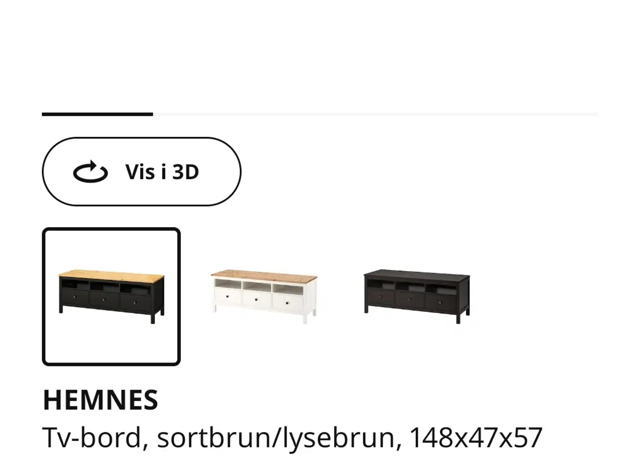 Billede 4 - Tvbord Ikea Hemnes