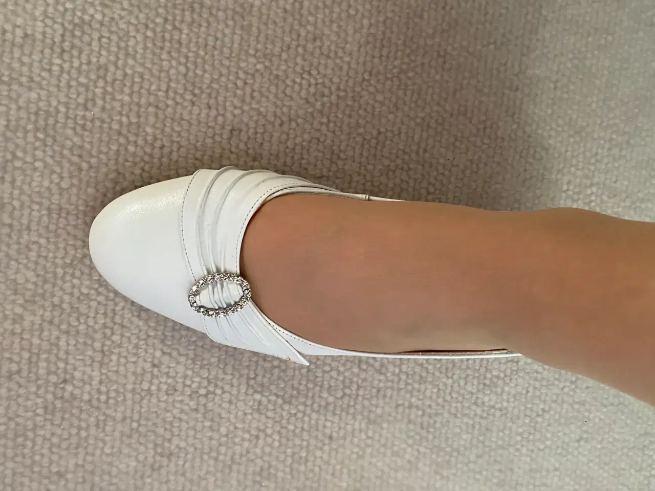 Billede 1 - Konfirmationssko med lille hæl str. 39