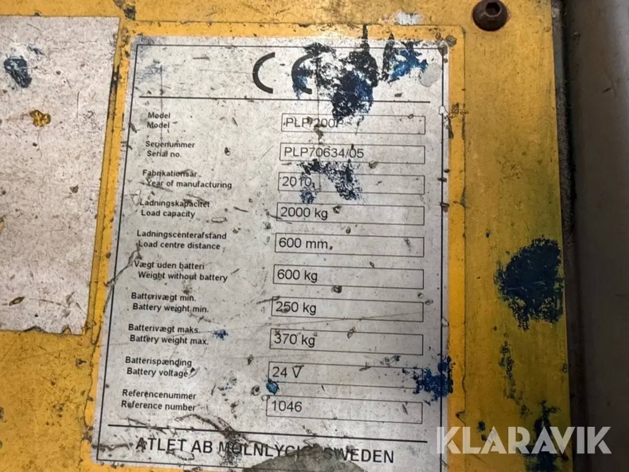 Billede 6 - El stabler Atlet PLP / 200P