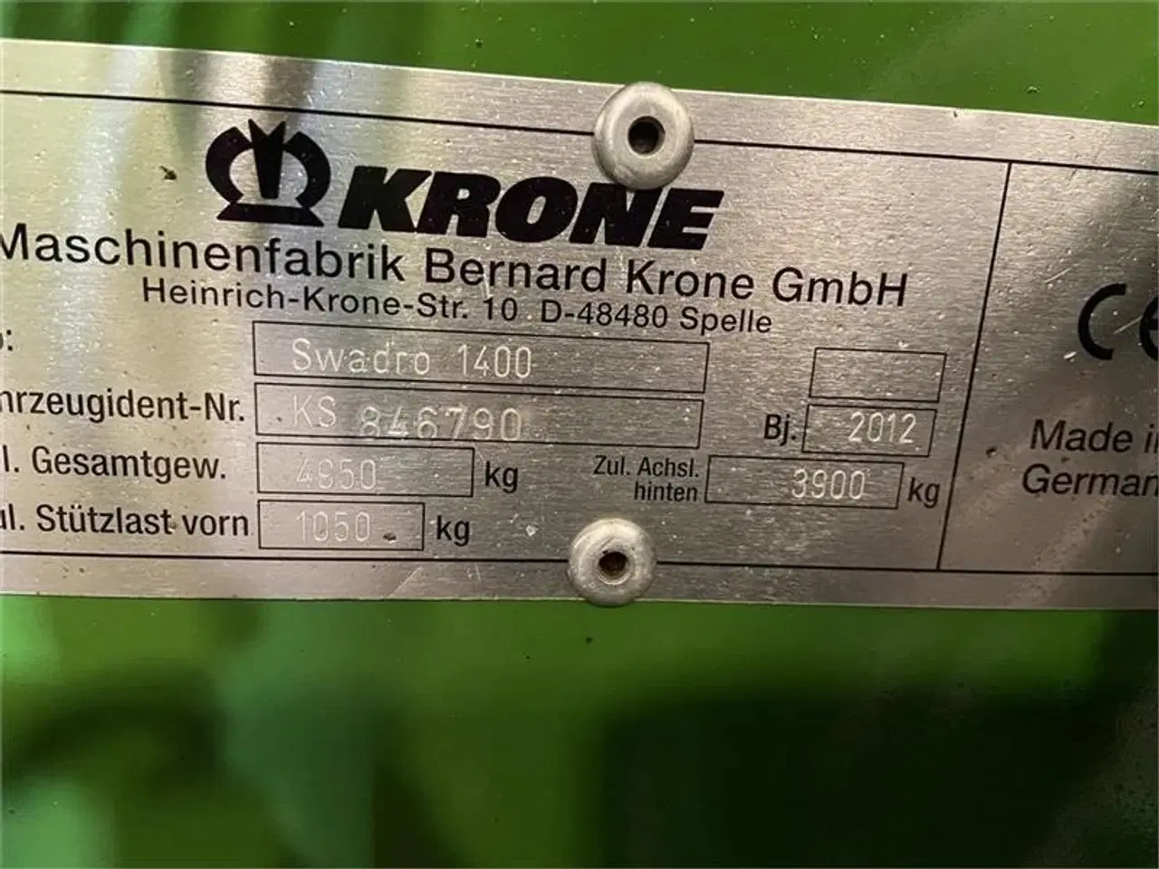 Billede 5 - Krone Swadro 1400