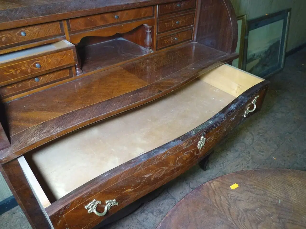 Billede 21 - 12 stk. møbler, sofa med ny stofrulle til ombetrækning