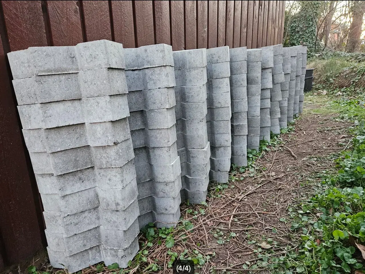 Billede 4 - 120 fabriksnye SF randsten, 5 kr/stk