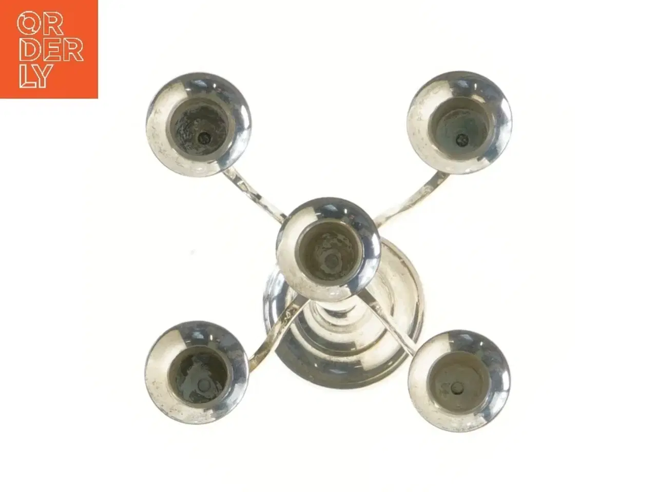 Billede 2 - Femarmet lysestage (str. 17x18 cm)