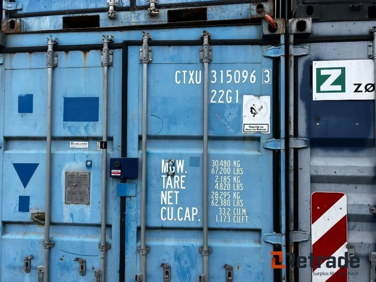 Billede 3 - - - - 20 fods container med indhold / 20 ft container with content