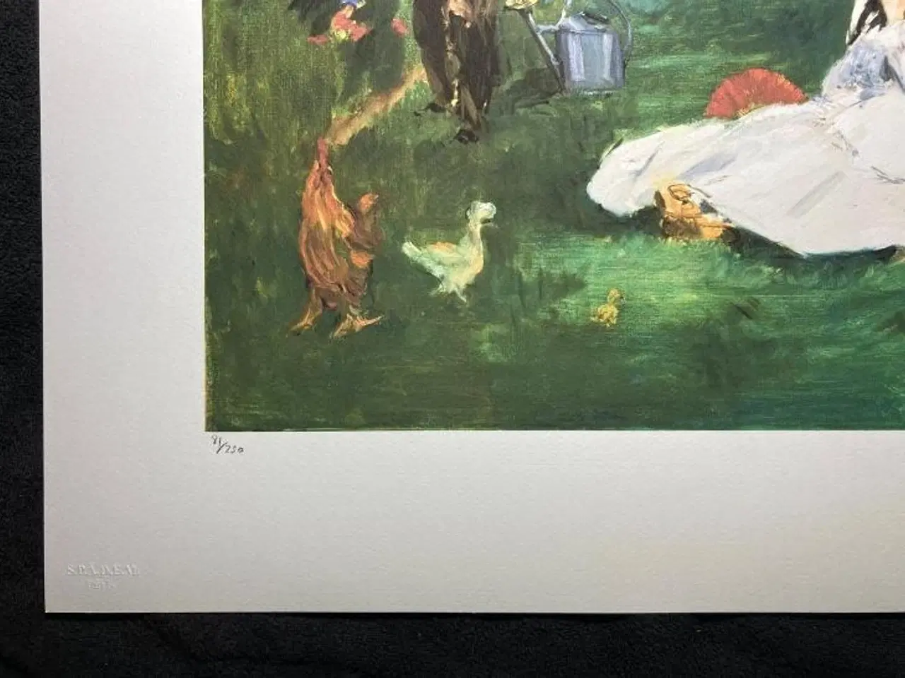 Billede 5 - Litografisk kunst tryk, Claude Monet
