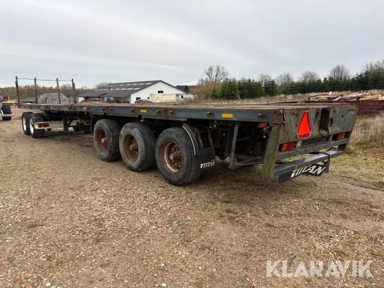 Billede 4 - 3-akslet sættevogn med 2-akslet dolly