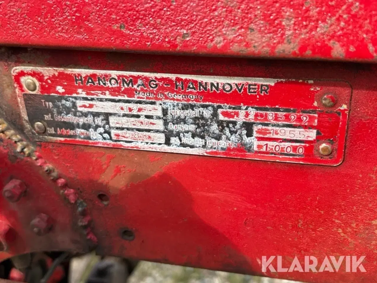 Billede 5 - Traktor Hanomag R12