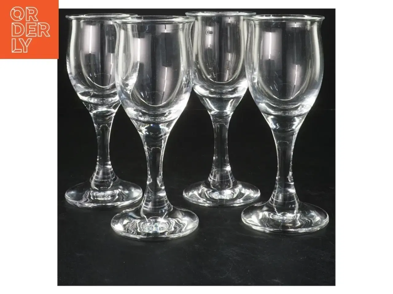 Billede 1 - 4 hvidvinglas Holmegaard Ideelle  (str. 17x7 cm)