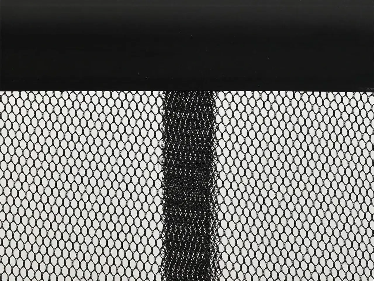 Billede 3 - Insektnet til dør med netgardin i 10 dele 240x240 cm sort