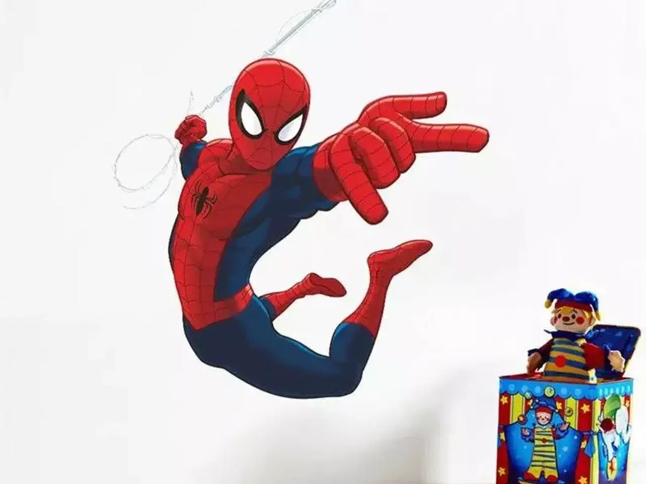 Billede 4 - Spiderman wallstickers wallsticker med Spiderman 