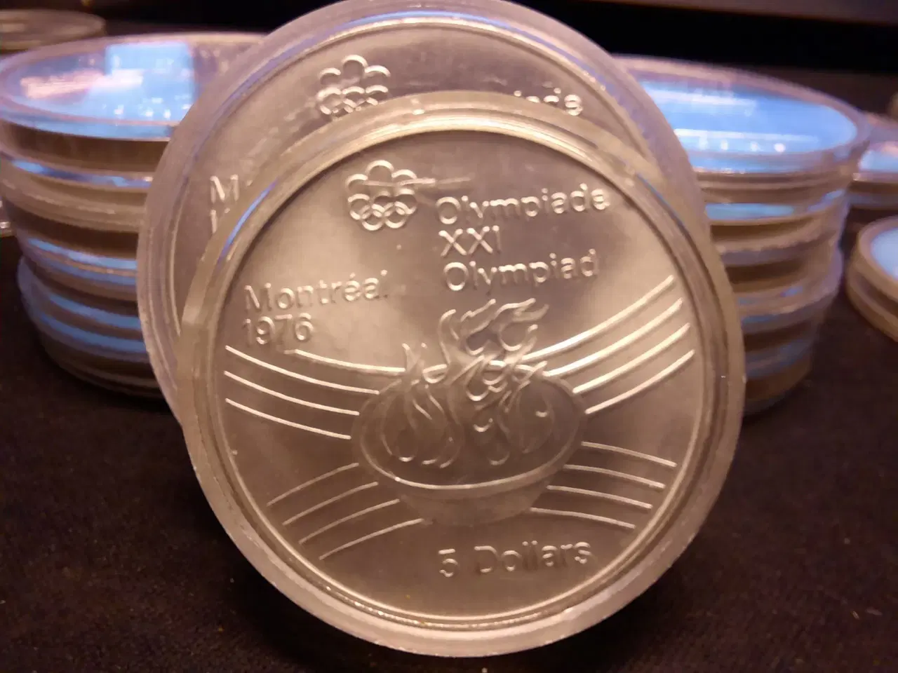 Billede 5 - Komplet Sæt 28 stk. $5 og $10 Sterling Sølvmønter