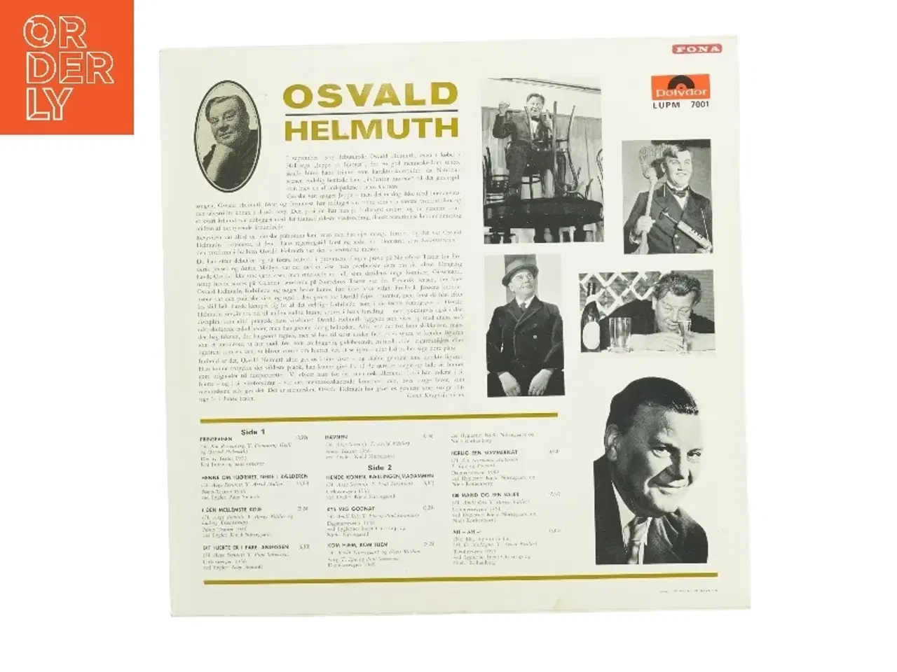 Billede 2 - Osvald Helmuth vinylplade (str. 31 x 31 cm)