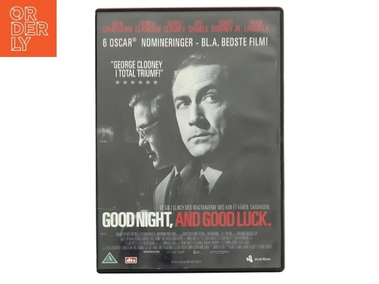 Billede 1 - Goodnight and Good Luck med David Strathairn (DVD)