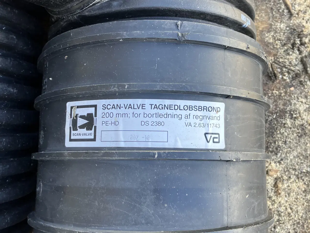 Billede 1 - Tagnedløbsbrønd.