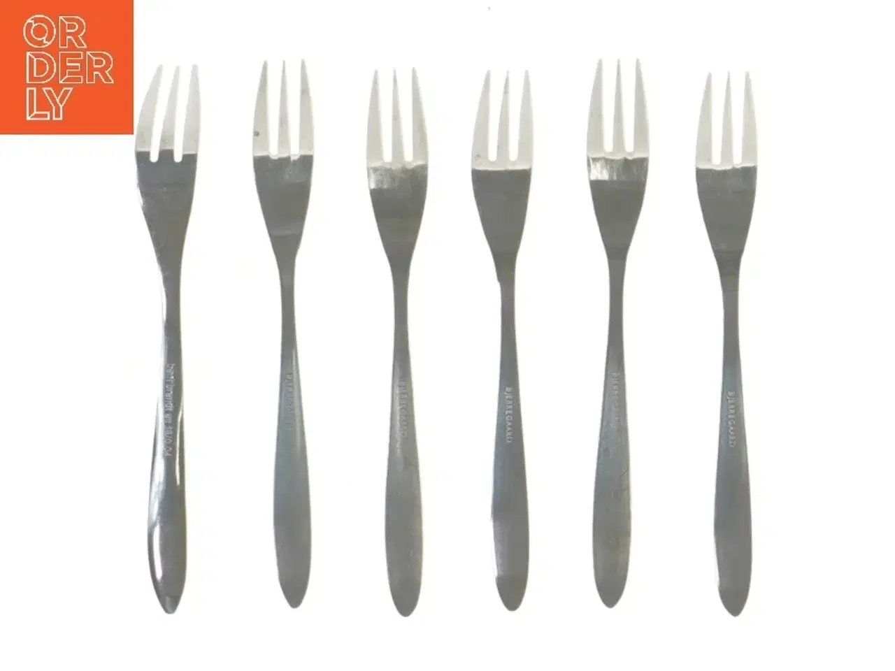 Billede 2 - Sæt med 6 dessertgafler fra Bjerregaard (str. 6 styk, 15 cm)
