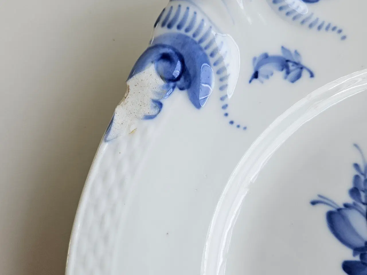 Billede 2 - Royal Copenhagen Blå Blomst fad 
