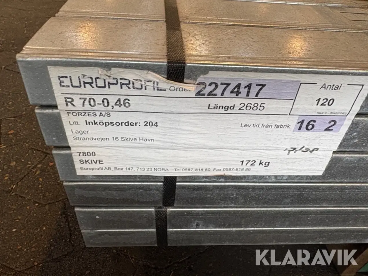 Billede 9 - Teleskopskinner Knauf MR stolpe med asymmetriske flanger 120 styk