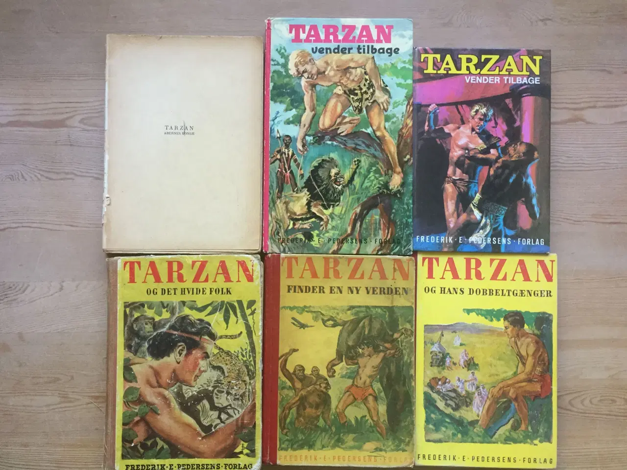 Billede 1 - 7 gl. Tarzan bøger og 17 gl. ungdomsbøger