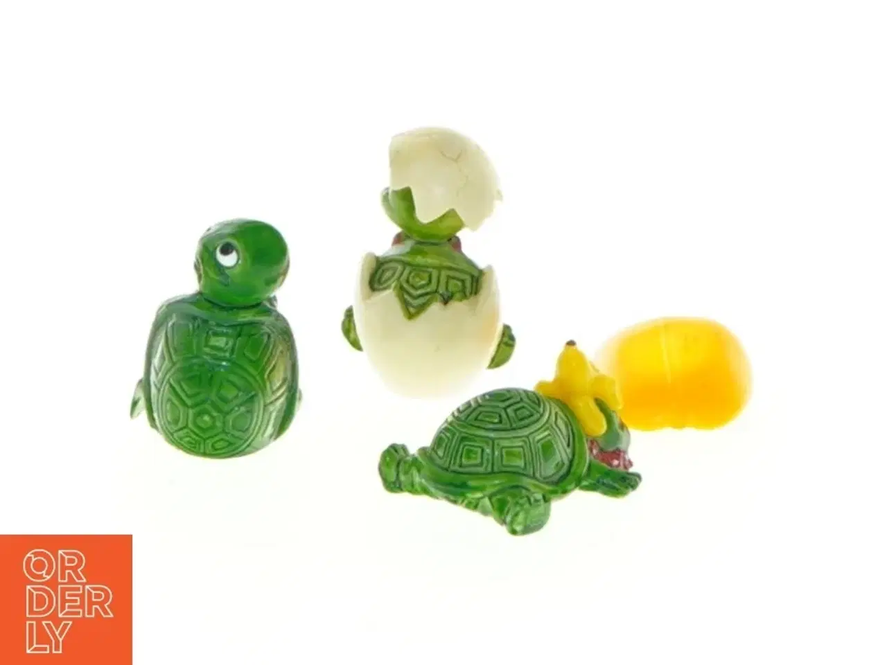 Billede 2 - Skilpadder fra kinderæg (str. 4 x 2 cm)