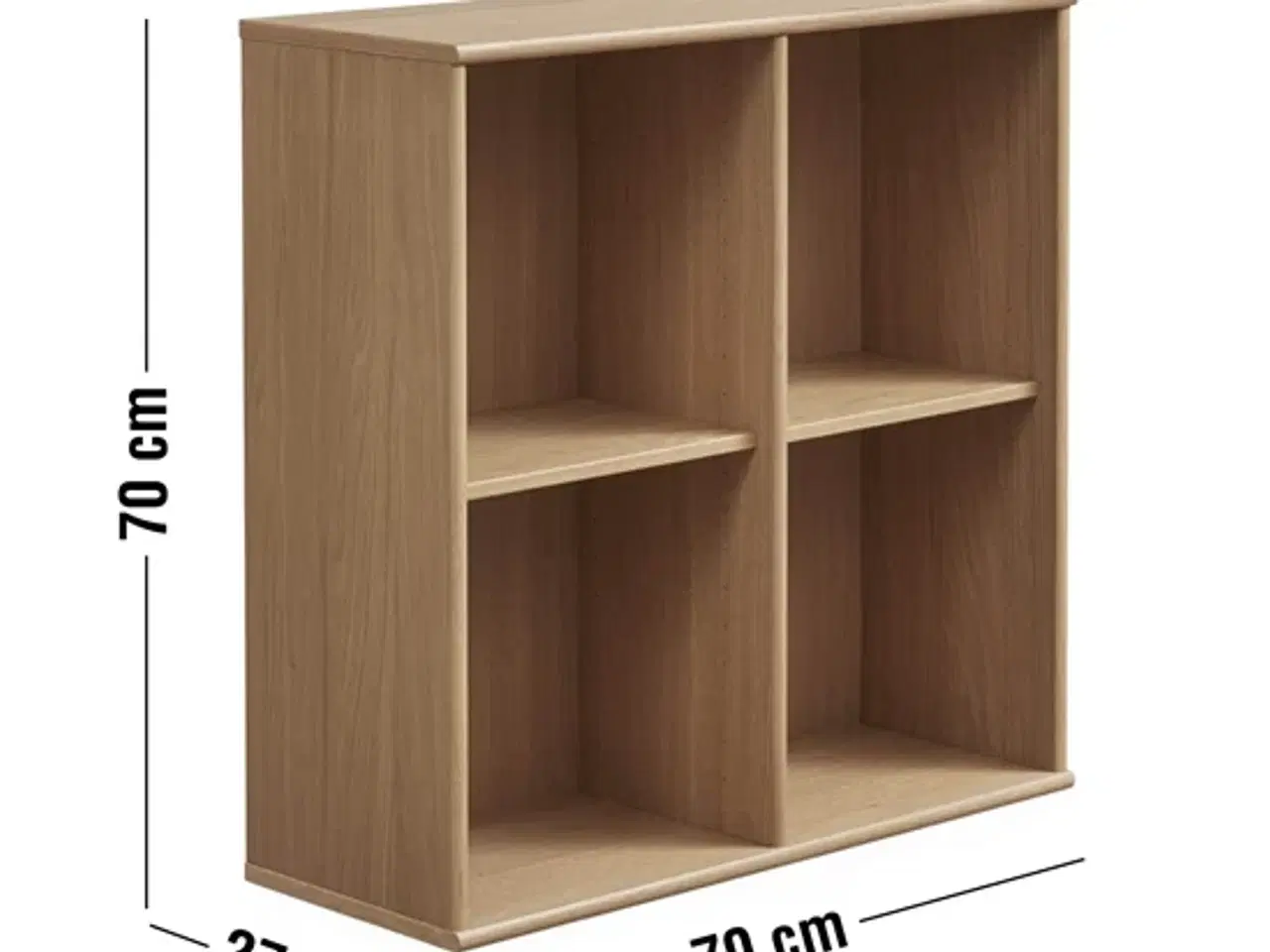Billede 2 - Mistral reolkasser 3 stk. Eg