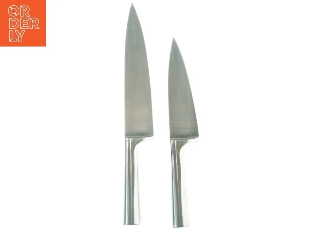 Billede 2 - Stegekniv og urtekniv sæt (str. 34x4,5 og 29,5x4,5 cm)