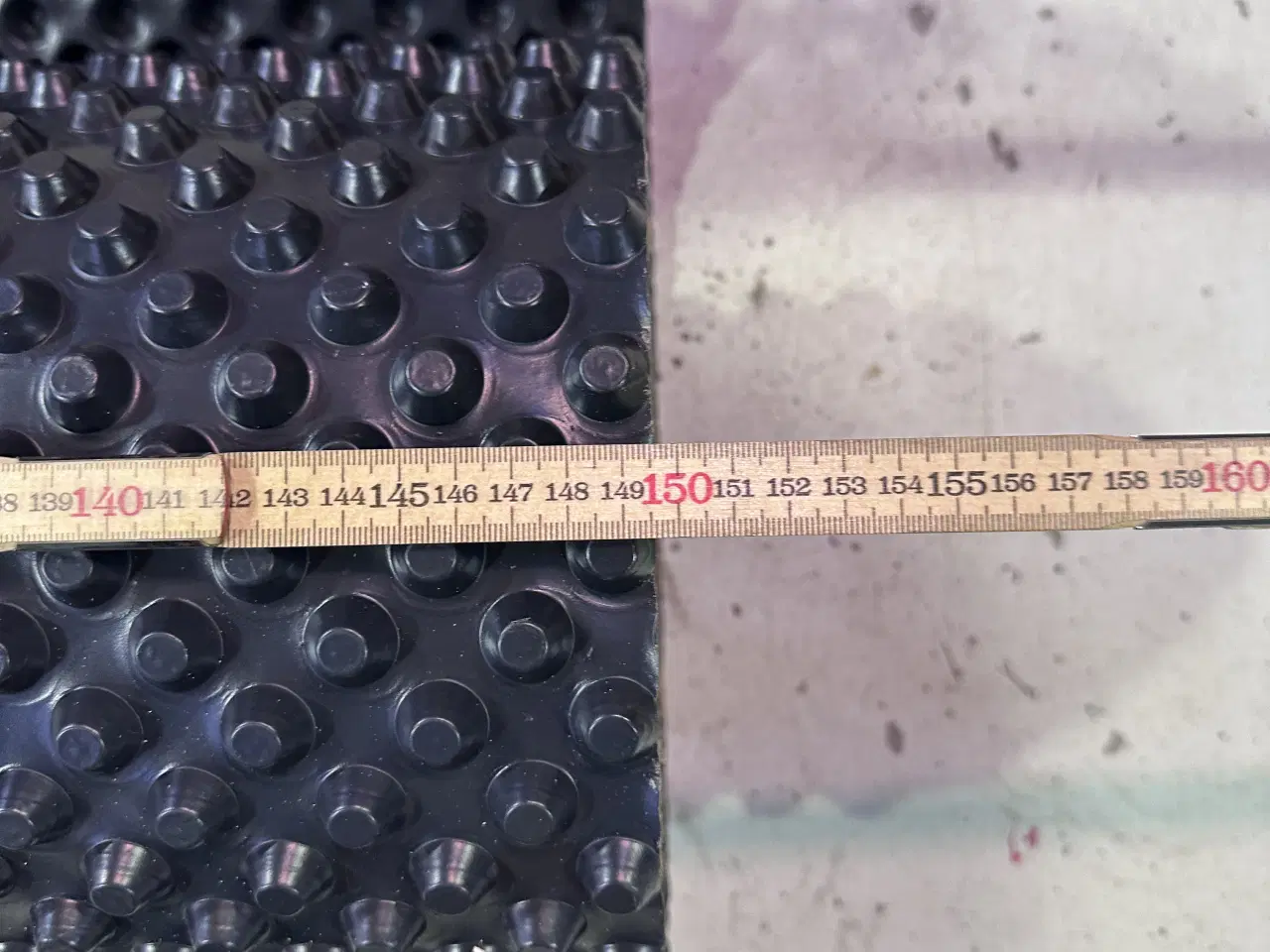 Billede 2 - Grundmursplade 150cm + kantliste+ betonsøm