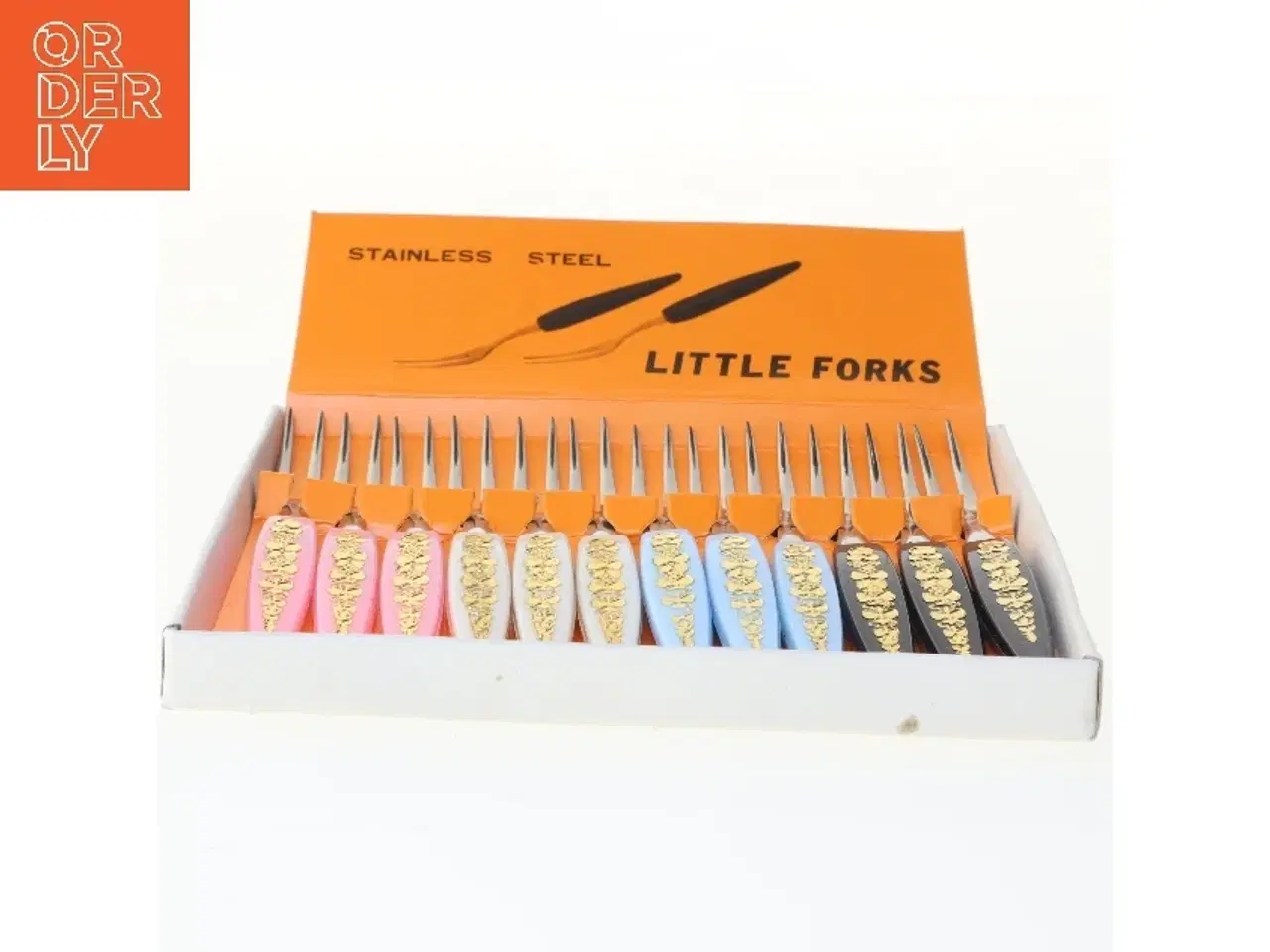 Billede 3 - Stænkgaffelsæt i rustfrit stål (str. 12 styk, 10 cm)