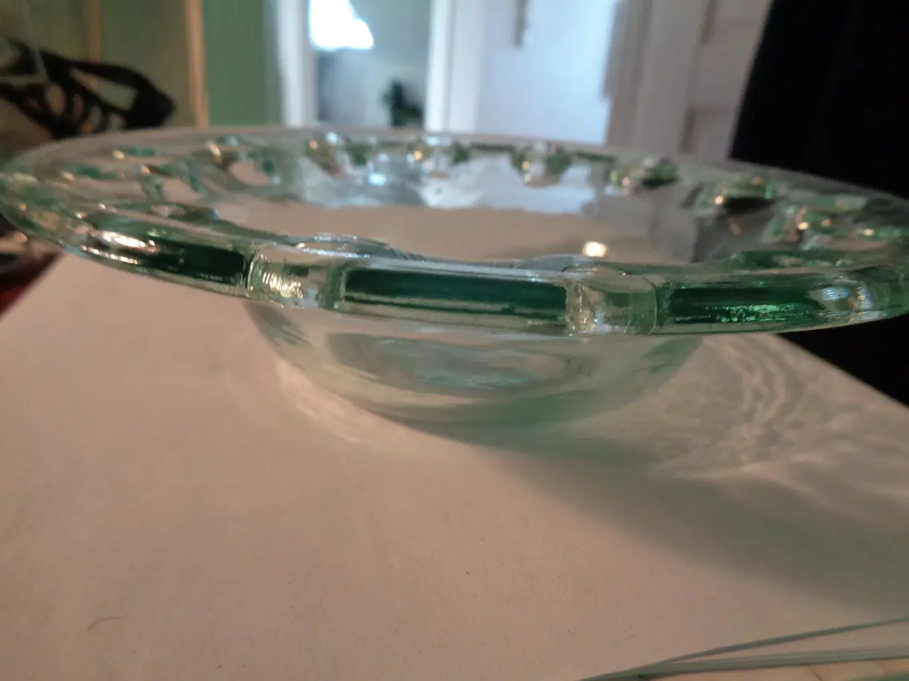 Billede 2 - Mundblæst glas skål