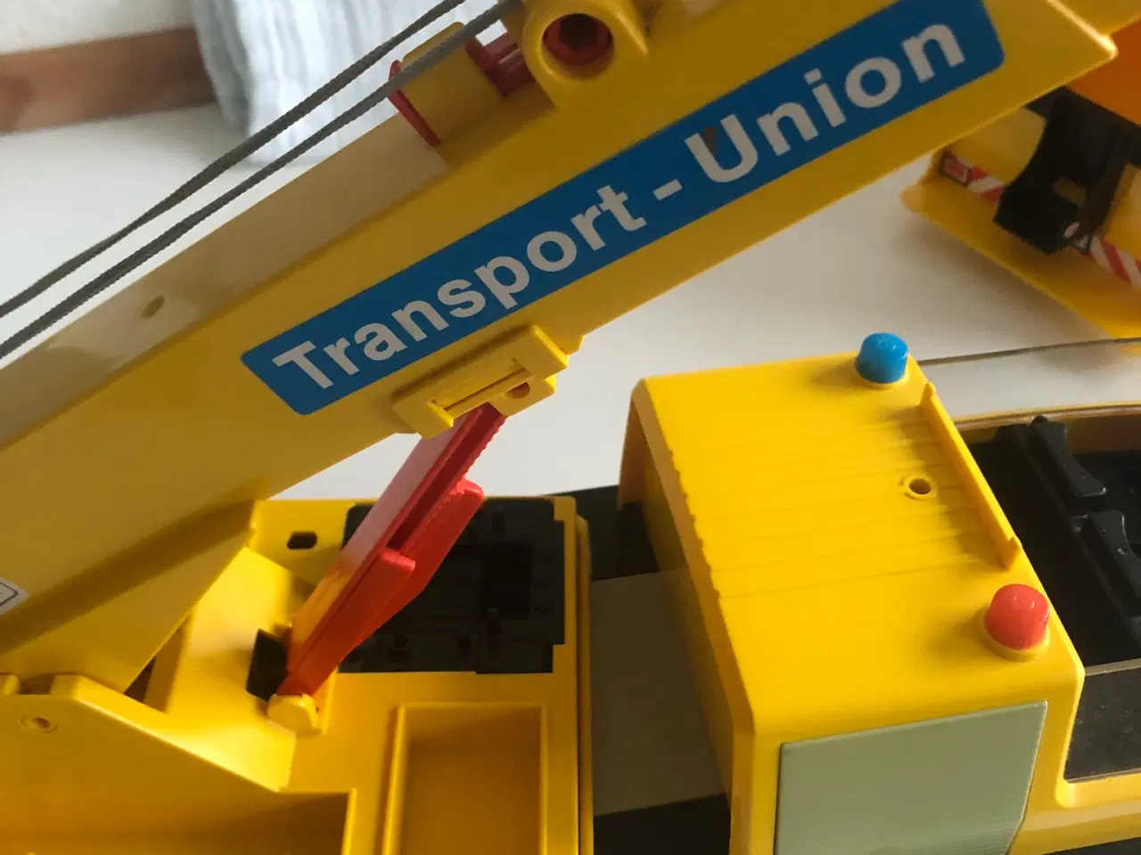 Billede 6 - Playmobil Transport-Union kranbil figurer og tilbe