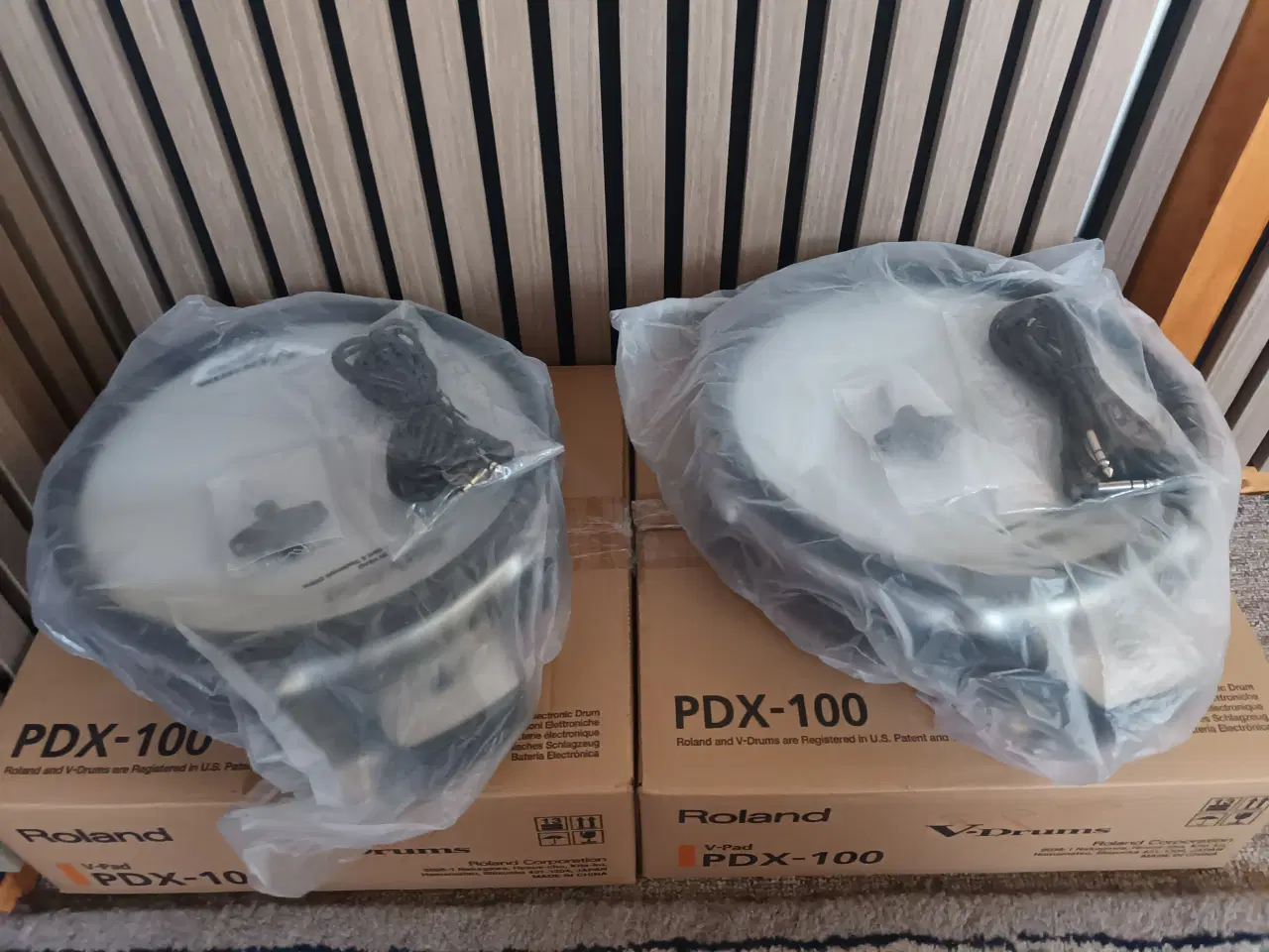 Billede 1 - 2 x Roland PDX-100: Dual-zone V-Drum pads 10"