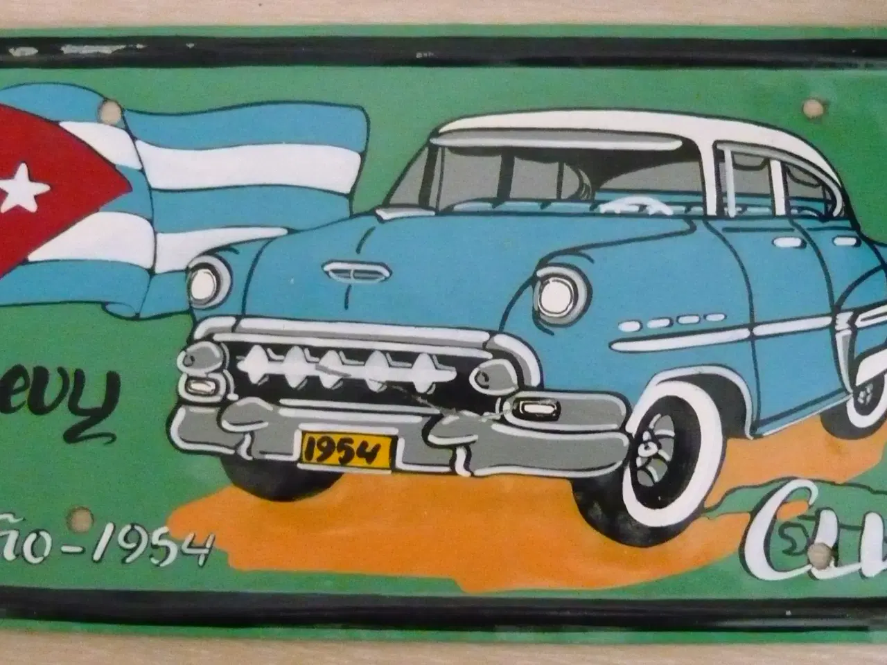 Billede 1 - CUBA BIL BLIK SKILT