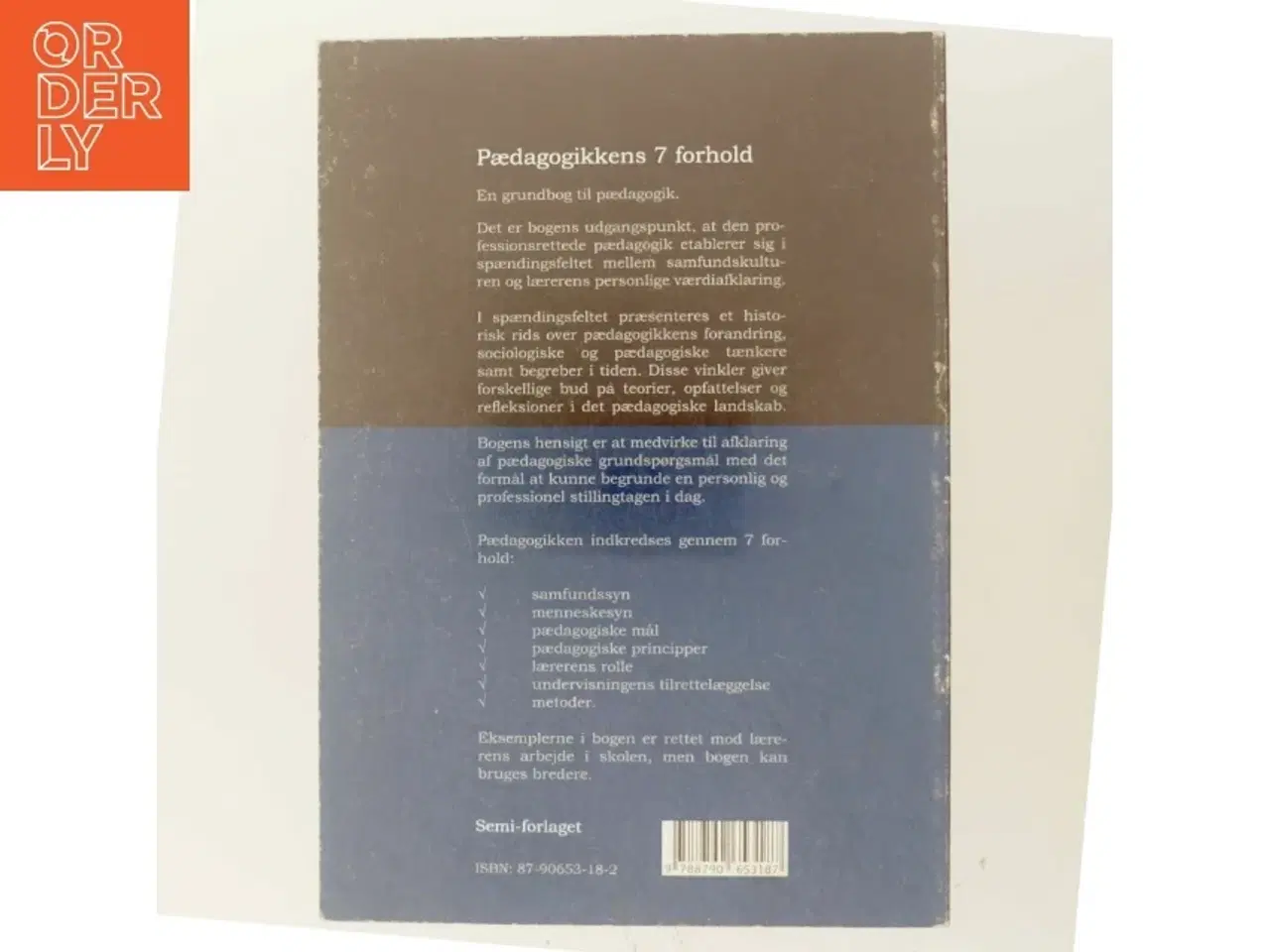 Billede 3 - Pædagogikkens 7 forhold (Bog)