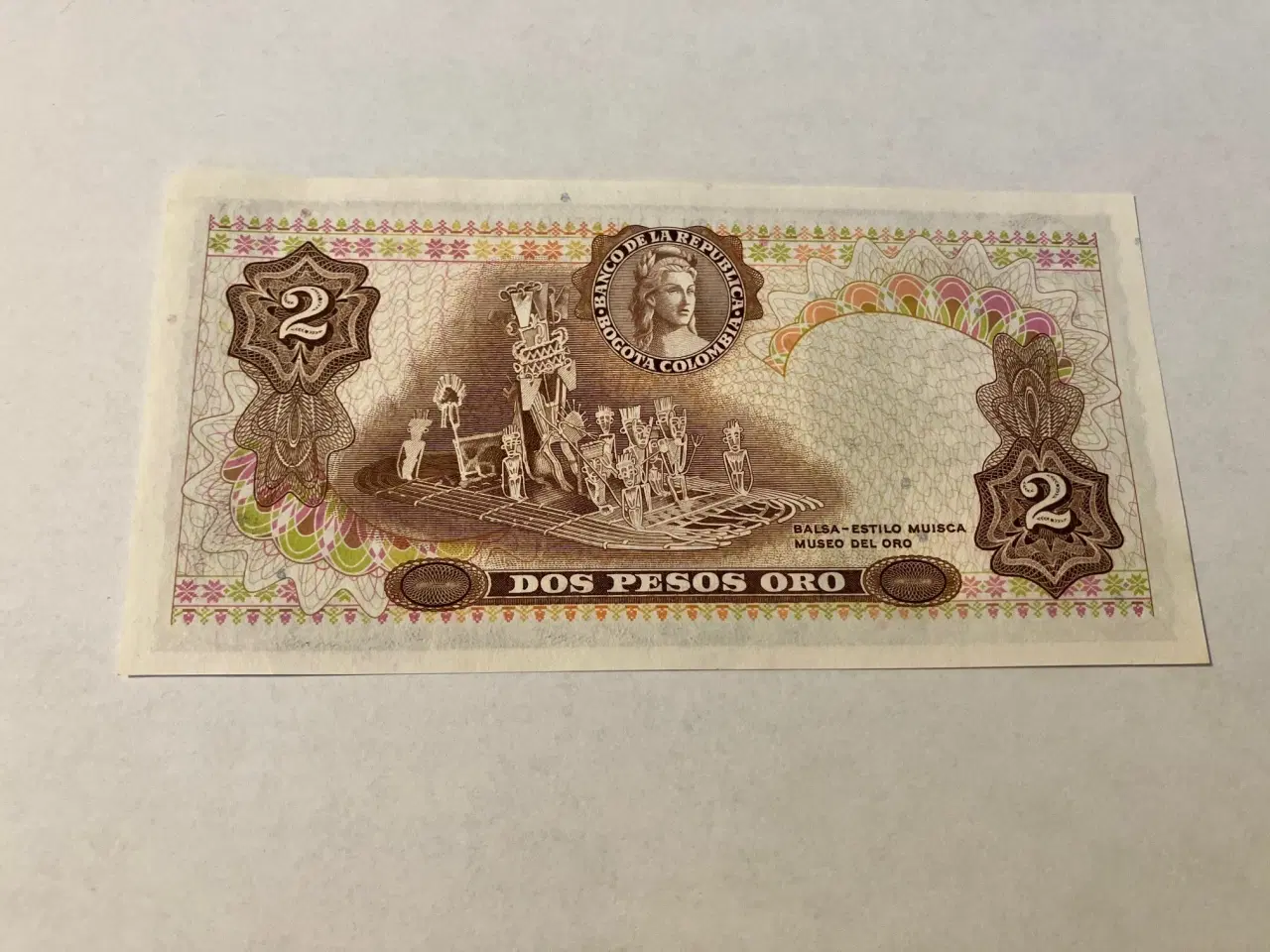 Billede 2 - 2 Pesos Oro 1973 Colombia