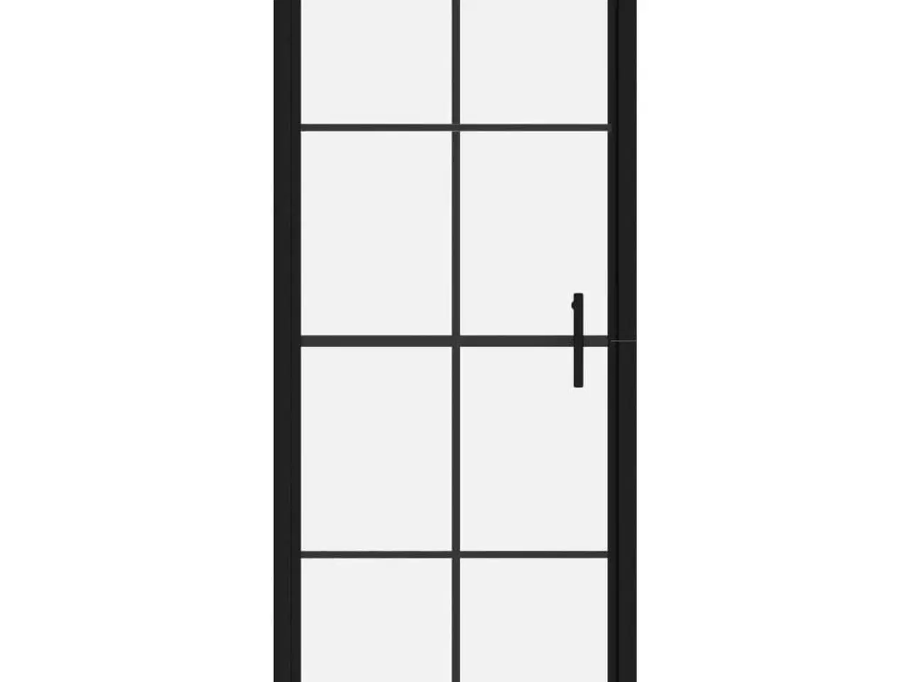 Billede 3 - Brusedør 91 x 195 cm hærdet glas sort