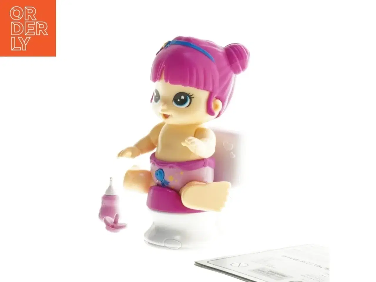 Billede 1 - Little Live Bizzy Bubs dukkesæt med potte (str. Dukke 12,5 x 8 x 5 cm)