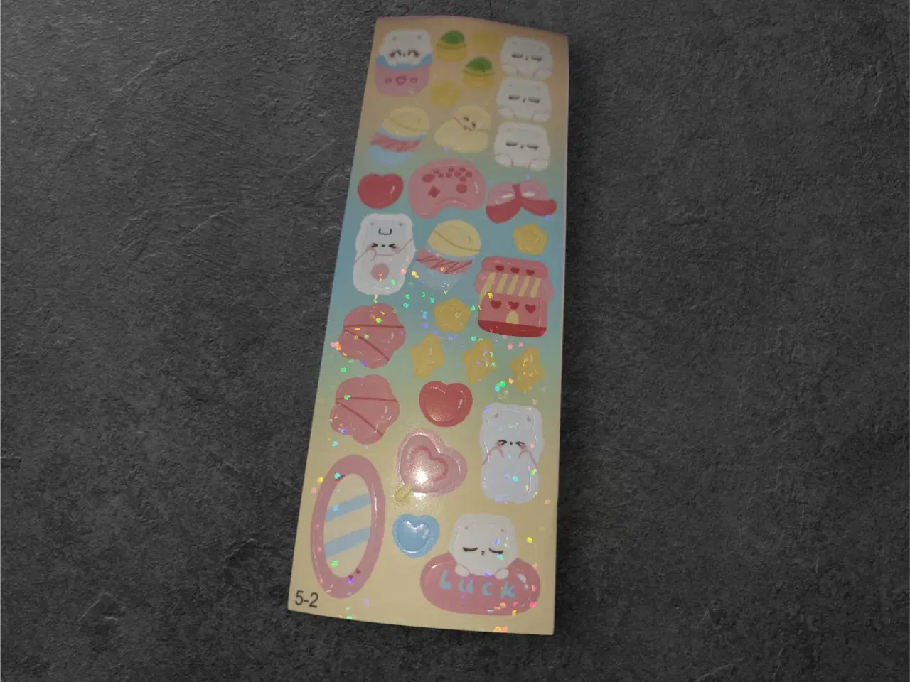 Billede 5 - Tegneserie Klistermærker i Sød Lyserød Stil Gør di