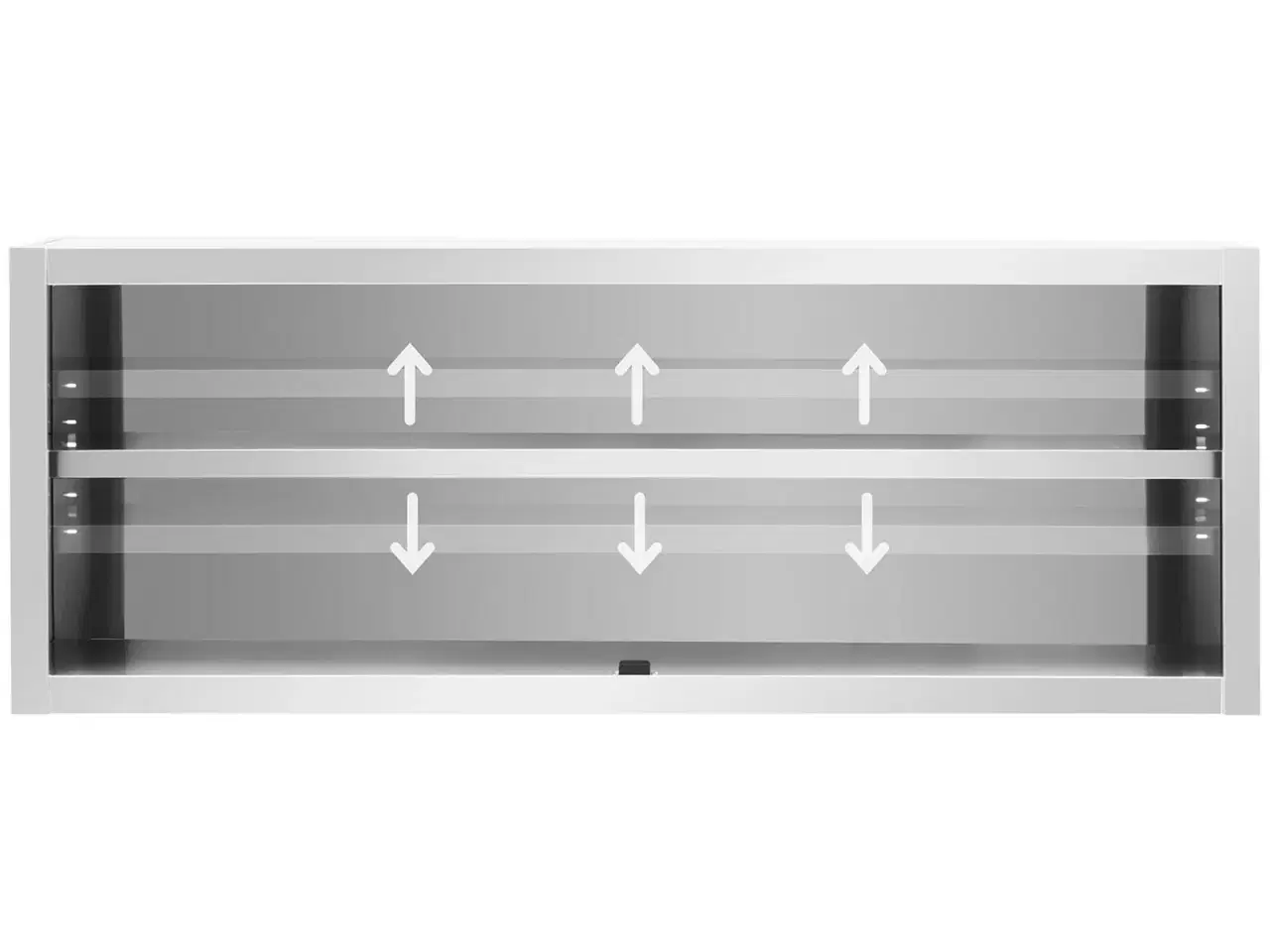 Billede 5 - Vægskab i Rustfrit Stål – 160 x 45 x 60 cm