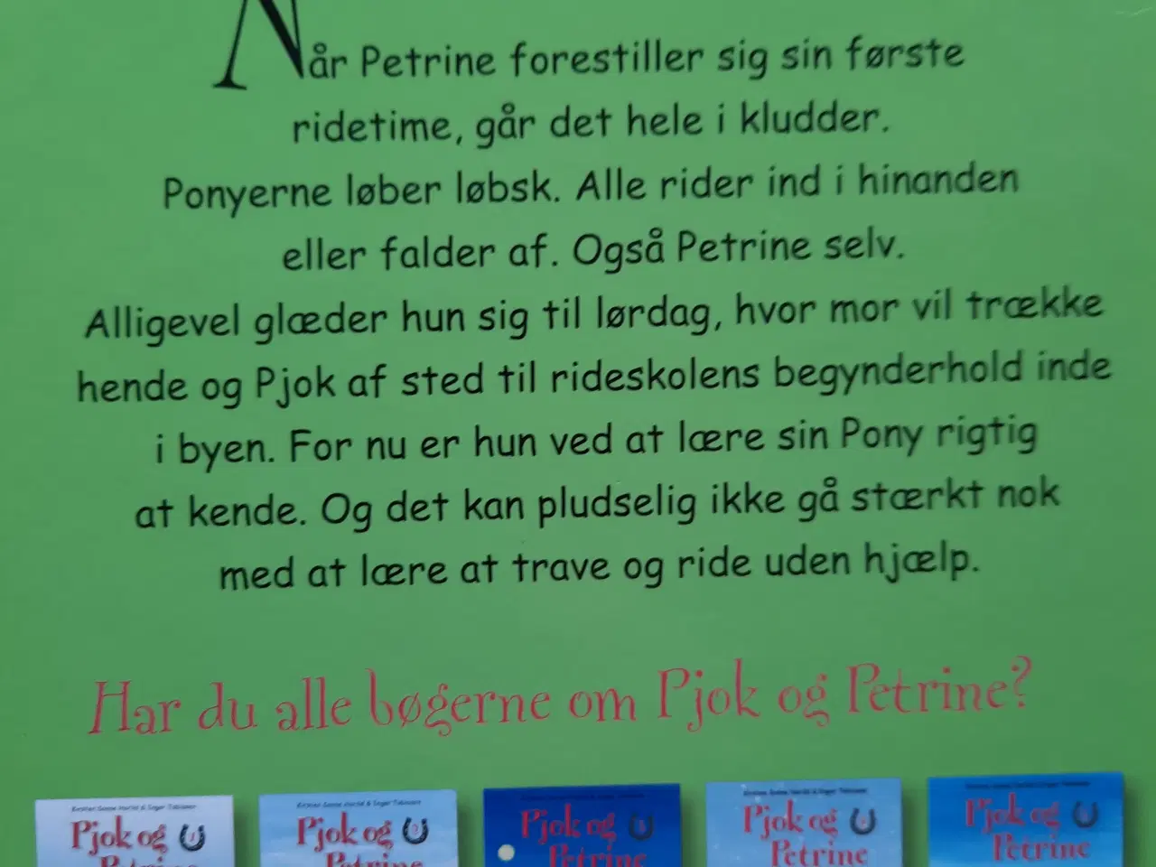 Billede 3 - Hestebøger Pjok og Petrine 