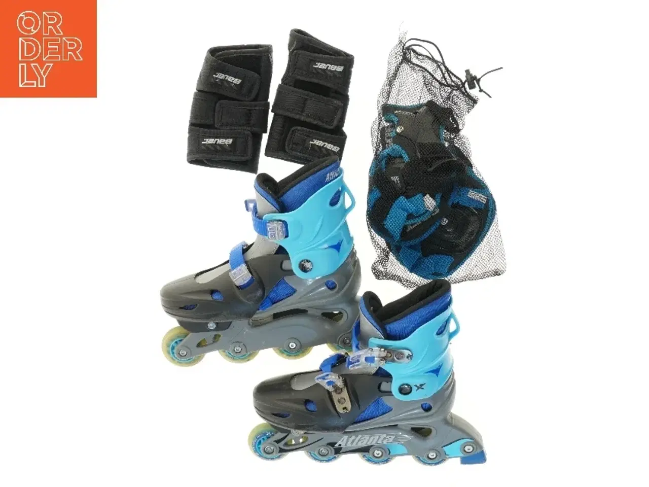 Billede 1 - Rulleskøjter med beskyttelsesudstyr fra Atlanta (str. størrelse 35-38 cm)