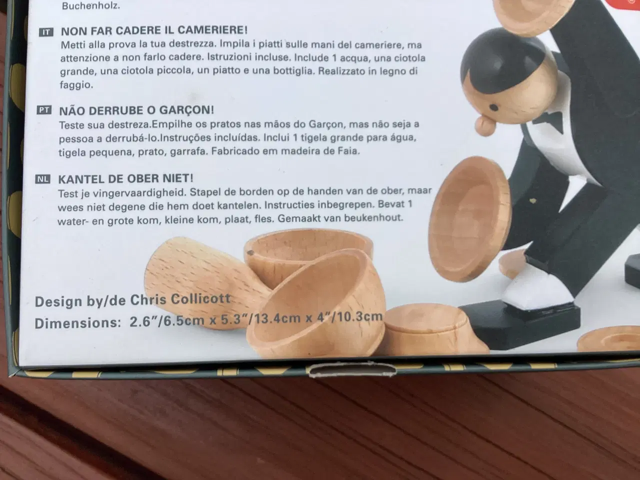 Billede 8 - Sjovt spil dont tip the waiter i træ
