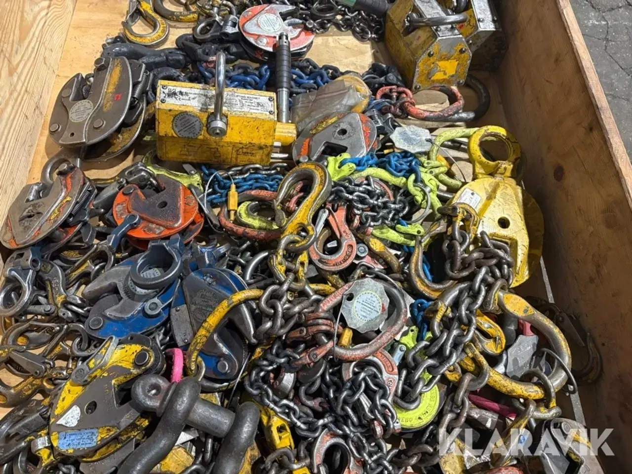 Billede 6 - Diverse løfte- kæder, og -magneter