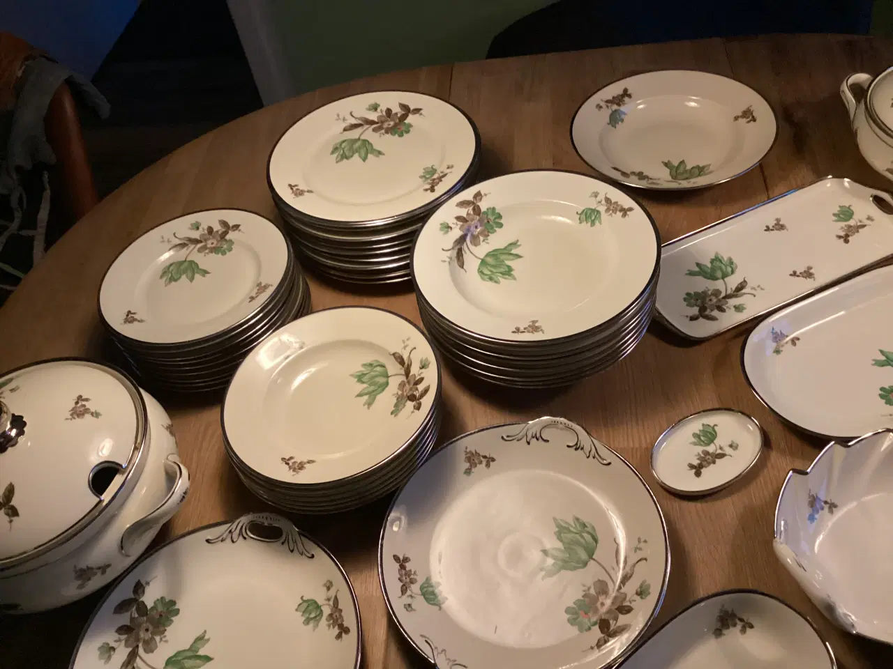 Billede 5 - Grøn vallø Københavns porcelæns maleri lyngby