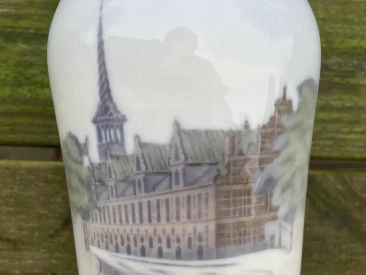 Billede 2 - Vase Royal Copenhagen motiv Børsen med Spir