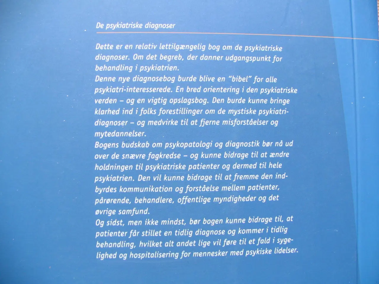 Billede 7 - De psykiatriske diagnoser