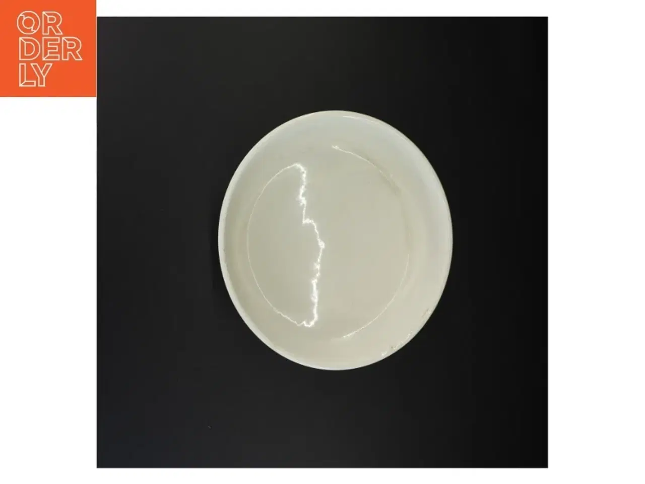 Billede 3 - Porcelænsskål med blå og grønne striber fra Upsala Ekeby (str. 22 x 8 cm)