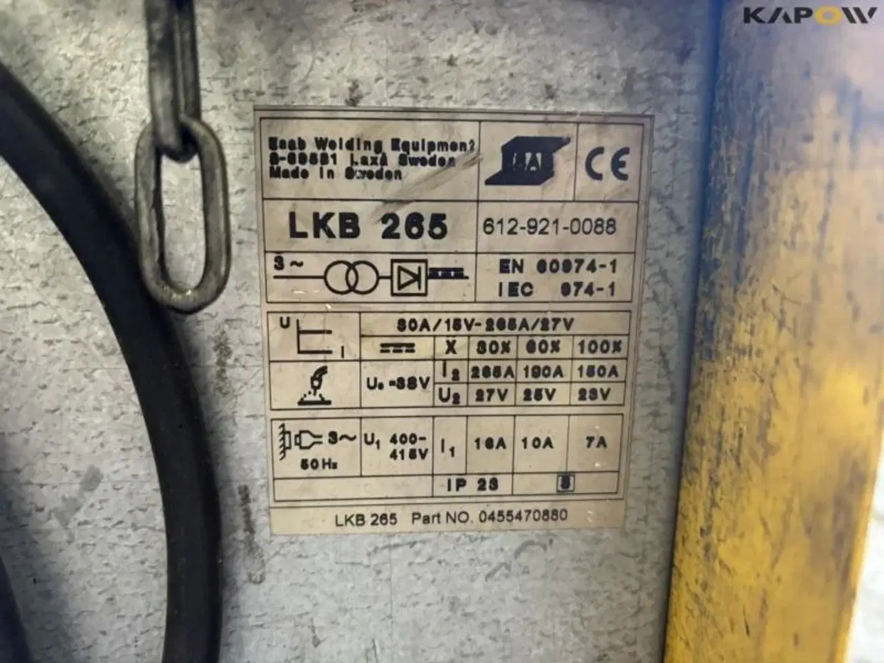 Billede 11 - ESAB LKB 265