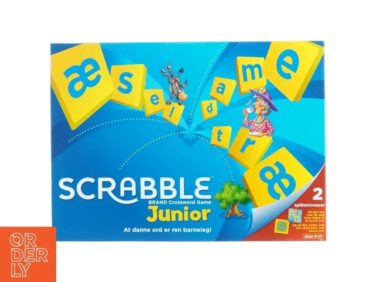 Billede 1 - Scrabble Junior brætspil fra Mattel (str. 37 x 27 cm)