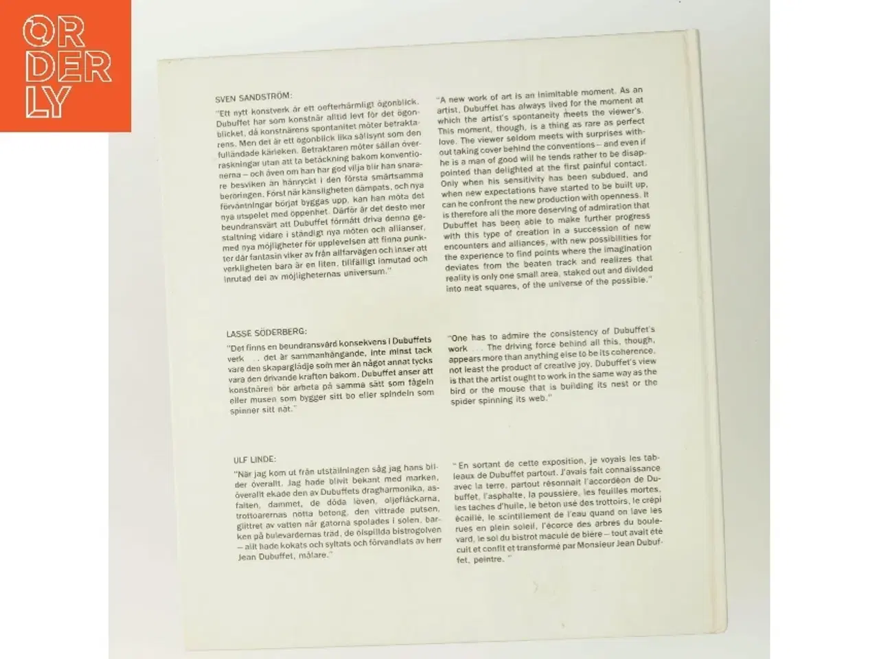 Billede 3 - Malm Konsthall af Jean Dubuffet (Bog)